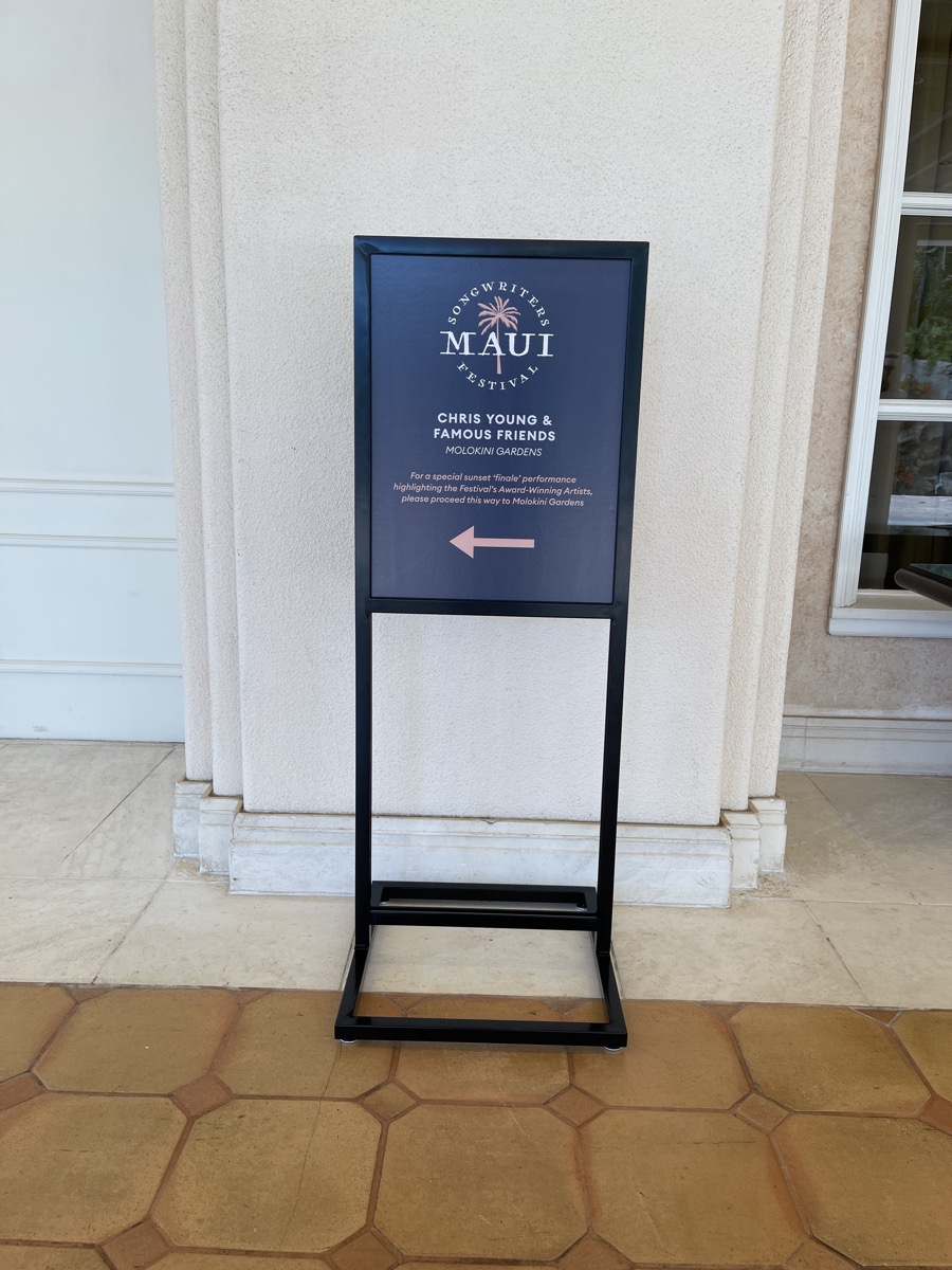 Medium 22x59 Sign Stand with (1) 22x28 Insert