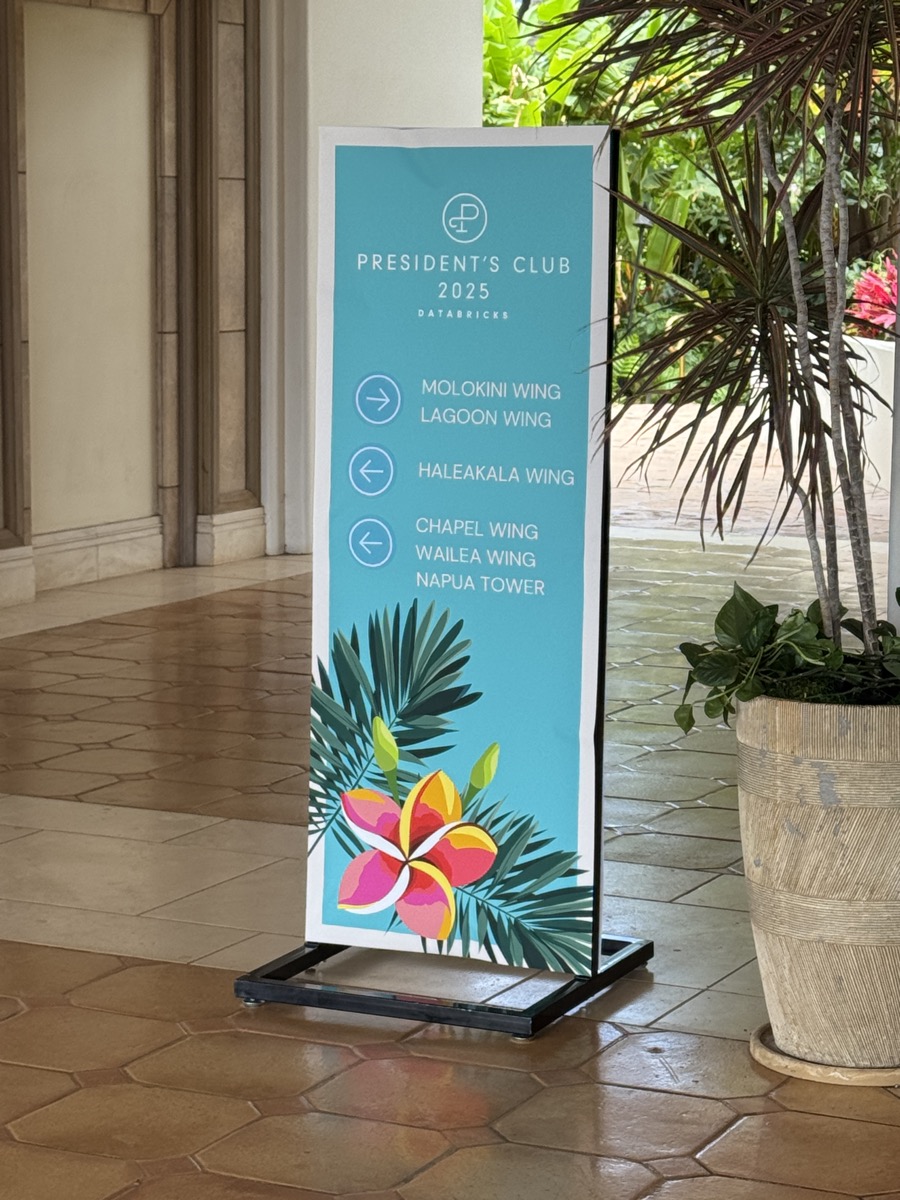 Medium 22x59 Sign Stands with Mounted Banner